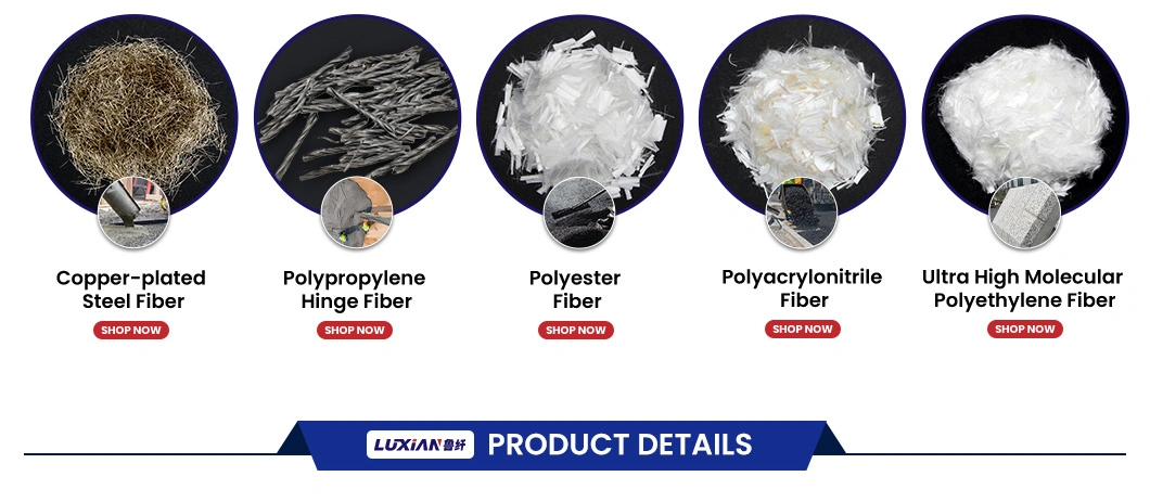 Sdluxn Engineering Ceramic Fiber Wholesale Lxbg Modified Polypropylene Polypropylene Fiber Products China Good Elasticity PP Staple Flber Supplier